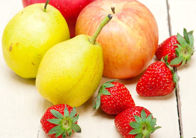 Best Organic Produce, pears, apples, strawberries