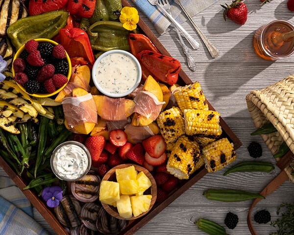 Grilled Produce Board