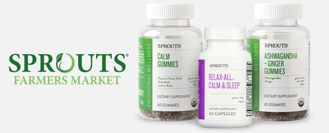 Sprouts Farmers Market logo next to emotional support products