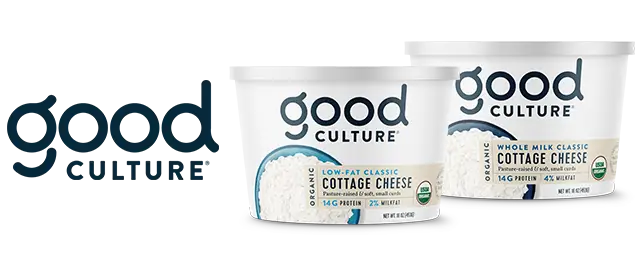Good culture logo next to product variety