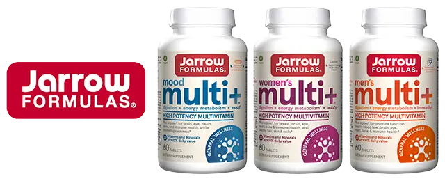 Jarrow Formulas logo next to product variety