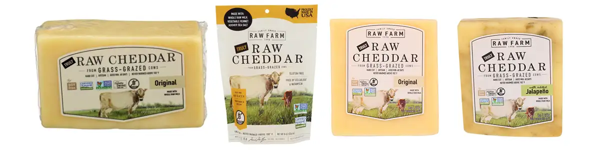 raw cheddar cheese products recalled