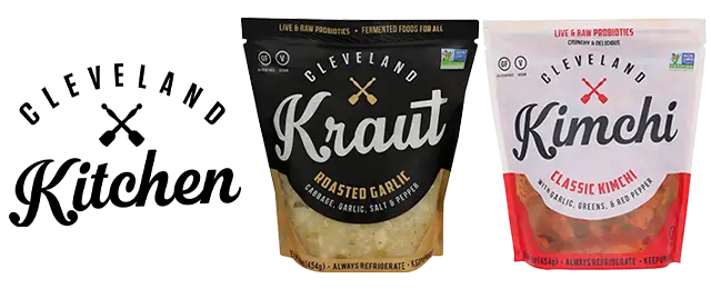 Cleveland Kitchen logo next to products